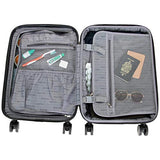 Kenneth Cole Reaction Renegade 20" Hardside Expandable 8-Wheel Spinner Carry-on Luggage, Rose Gold