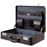 Samsonite Attache Expandable Leather Attache Black