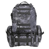 Aw Black Pythons Grain Waterproof Camping Bag 23X19X5.5" Backpack Military Tactical Travel Hike
