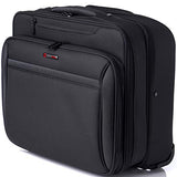 Alpine Swiss Rolling Laptop Briefcase Wheeled Overnight Carry on Bag Up to 15.6 Inches Notebook -