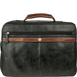 Scully Unisex Aaron Workbag Brief Black/Brown Briefcase