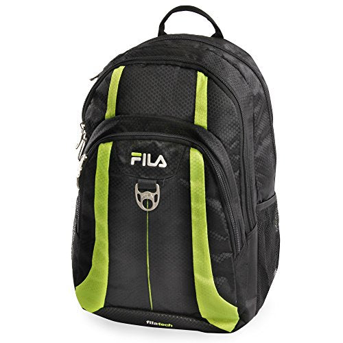 Shop Fila Edge Laptop Backpack BLACK/NEON LIM – Luggage Factory