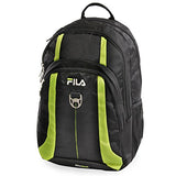 Fila Edge Laptop Backpack BLACK/NEON LIME One Size