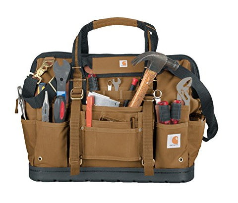 Carhartt Legacy Tool Bag 18-Inch W/ Molded Base, Carhartt Brown