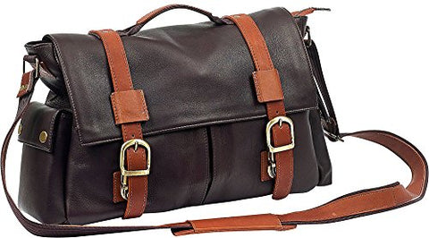 Classic Messenger Bag With Two Side Pockets