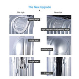 Luggage Cover Protector Clear Pvc Suitcase Protective Case With Black Zipper For Rimowa Topas…