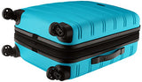 Rockland Luggage Melbourne 20 Inch Expandable Carry On, Turquoise, One Size