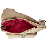 Baggallini Criss Cross Crossbody Travel Bag, Beach