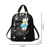 Mini Backpack Multi-Way Womens Backpack Purse Cute School Backpack For Teen Girls,White