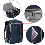 Hynes Eagle 38L Flight Approved Weekender Carry on Backpack Blue