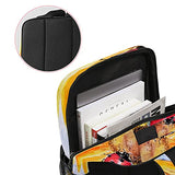 LORVIES Ladybird On The Sunflower School Bag for Student Bookbag Women Travel Backpack Casual Daypack Travel Hiking Camping