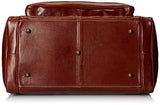 Floto Luggage Torino Duffle Travel Bag, Vecchio Brown, Large