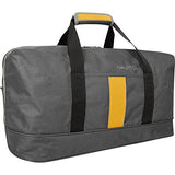 Nautica Seaford 22 Inch Duffle, Grey/Yellow
