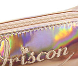 Aibearty Holographic Cosmetic Bag Travel Toiletry Pouch Zipper Handbag Carry Case Organizer
