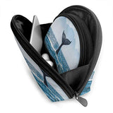 Makeup Bag Whale Tail Handy Shell Cosmetic Bags Case For Women