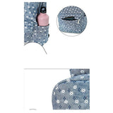 S Kaiko Flower Pattern Canvas Backpack Casual Daypacks School Backpack For Women And Men Laptop