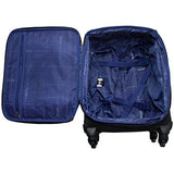 Kenneth Cole Reaction Going Places 20" 600d Polyester Expandable 4-Wheel Spinner Carry-on