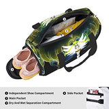Anime Sai-lor Mo-on Sports Gym Bag with Wet Pocket & Shoes Compartment, Travel Duffel Bag Workout Bag for Men and Women