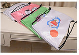 homehot Abstract Ropes knapsack ScrollStyleBranches Clear Drawstring Bag Tan