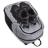 Under Armour Adult Hustle Sport Backpack , Pitch Gray Medium Heather (012)/Black , One Size Fits All