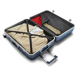 Samsonite Framelock Hardside Checked Luggage with Spinner Wheels, 28 Inch, Ice Blue