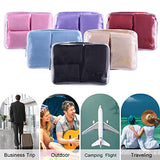 Packing Cubes for Travel Accessories Compression Luggage Organizer with TSA Approved Toiletry Bag (5-Pack)