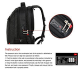 Crossgear Anti Theft Waterproof Business Backpack With Usb Charging Port Causal School Travel
