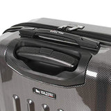 Mia Toro Mia Tor Italy Fonte Hardside 28 Inch Spinner, Silver