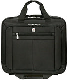 Executive Laptop Roller Bag Wheeled Pilot Case Briefcase Overnight & 15" - 17" Laptop Compartment