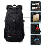 Kaka Backpack For 17-Inch Laptops - Black