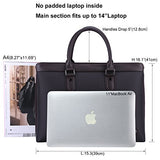 Banuce Mens Slim Waterproof Nylon 14" Laptop Messenger Bag Business Tote Briefcase Shoulder Attache