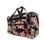 World Traveler Flower Bloom 4-Piece Rolling Expandable Spinner Luggage Set, Floral