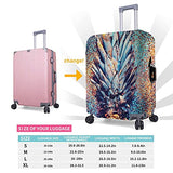 Travel Luggage Cover，Pineapple Shine Fashion Minimalism Style，Washable Elastic Durable , With Concealed Zipper Suitcase Protector Fits For 25-28 Inch -L.