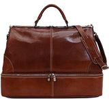 Floto Positano Grande Vecchio Brown Leather Luggage Travel