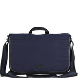 Ben Sherman Luggage Casual Rider Flapover Travel Messenger Bag (Navy)