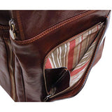 Floto Leather Backpack with 2 Laptop Compartments