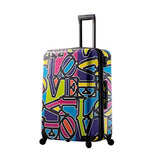 Mia Toro Love Collection Hard Side 28 Inch Spinner, LCP, Purple