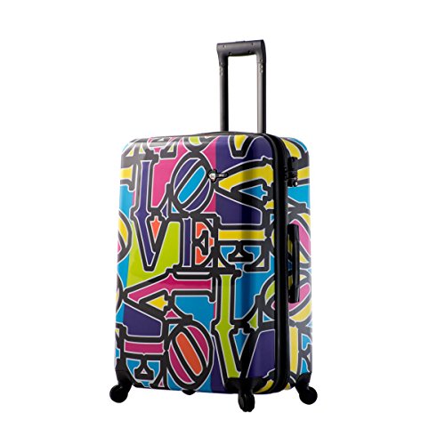Mia Toro Love Collection Hard Side 28 Inch Spinner, LCP, Purple
