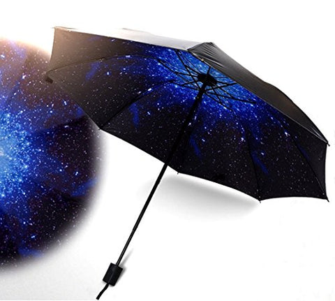 BESTFUN Travel Umbrella - Lightweight Anti-UV Sun Rain Umbrella for Men Women and Kids, Windproof