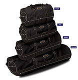 Ledmark Heavyweight Cotton Canvas Outback Duffle Bag, Giant 48" x 20", Black