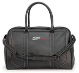 Mobile Edge - Deluxe Leather Duffel - Black (Me-Lgb1)