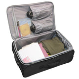 Olympia Luggage  Hamburg 3-Piece Luggage Set,Black,One Size