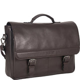 Kenneth Cole Reaction Leather Single Compartment Flapover 15.0" Computer Business Case Laptop