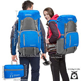 ZOMAKE 40L Water Resistant Hiking Daypack, Lightweight Packable Travel Backpack for Outdoor, Camping, Trekking