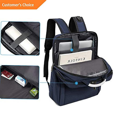 Kaputar Waterproof Laptop Men Business School Backpack Anti Theft USB Charge Rucksack | Model