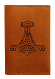 Thor'S Hammer Handmade Genuine Leather Passport Holder Case Hlt_01