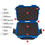 Nanuk 904 Waterproof Hard Case With Foam Insert - Blue