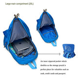 HEXIN Rated 25L Water Risistant Durable Matching Backpack Handy Daypack Blue