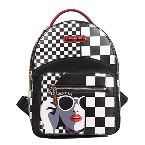 Nicole Lee Women's Adeen Smart Lunch Backpack Vol. 2-Lady in Sunglasses, One Size