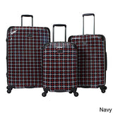 Ben Sherman Glasgow 3-Piece Lightweight Luggage Set Red